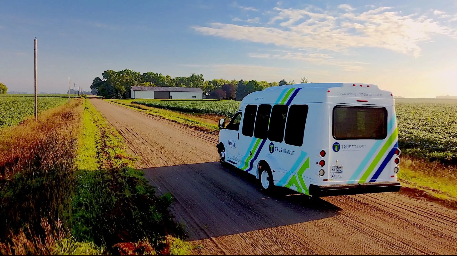 Image of a bus in Mankato. Image credit: Paige Schuette/TRUE Transit